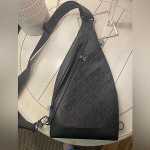 Black mono sling bag, make offer